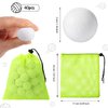 40 Pcs Mini Volleyball, White Volleyball Stress Ball Tiny Volleyballs with Drawstring Mesh Bag Small Volleyballs to Throw Sports Stress Foam Ball Tiny Volleyball Toys for Birthday Party Favors