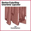 Revlon Liquid Lipstick with Clear Lip Gloss, ColorStay Face Makeup, Overtime Lipcolor, Dual Ended with Vitamin E in Plum / Berry, Everlasting Rum (370), 0.07 oz