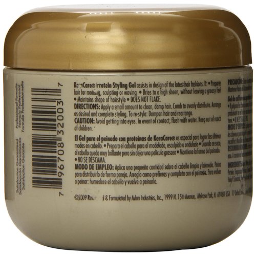 Avlon KeraCare Protein Styling Gel Unisex Gel 4 oz 920350 (115 g.)