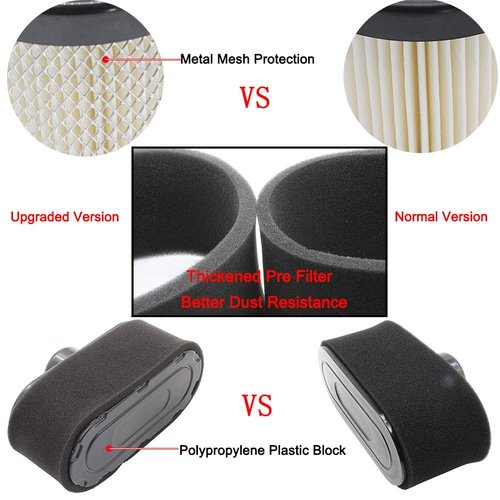 2 Pack Air Filter Cleaner 11013-0752 11013-0726 Pre filter 11013-7046 for Kawasaki FR651V FR691V FR730V FS481V FS541V FS600V FS651V FS691V FS730V 4 Stroke Engine