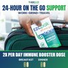 EZC Pak On The Go Immune System Booster with Echinacea, Vitamin C and Zinc - Immune Support for Adult - 14 Capsules