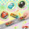 SevenQ Toy Cars for Kids Ages 4-8, 56Pcs Monster Truck Toys Pull Back Cars with Storage Box, Race Cars Party Favors for Toddler Toys Pinata Goodie Bag Stuffers Christmas Treasure Box Classroom Prizes
