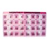 31 Day Pill Organizer | 1 per Day, 4 Week, 31 Compartments + Storage Monthly Pill Organizer | Includes Tray and 8 Removable compartments