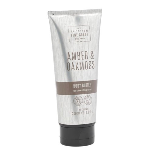 Scottish Fine Soaps AMBER & OAKMOSS Body Butter 6.8 oz