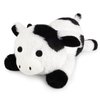 Leokawin Weighted Stuffed Animals,10 inch Weighted Cow Stuffed Animals,Cute Cow Plushie Dolls Plush Pillow Birthday Gifts for Kids Boys Girls