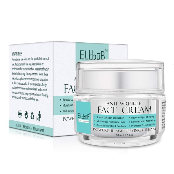 Powerful AgeDefying Face Cream - Face Moisturizer For Dry Skin, Anti Wrinkle Cream with Hexapeptide, Retinol, Ascorbic acid Anti Wrinkle, Reduce Signs of Aging