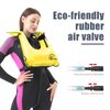 Rrtizan Snorkel Vest, Adults Portable Inflatable Swim Vest Buoyancy Aid Swim Jackets for Men & Women