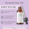 Mermaid Hair Growth & Repair Oil - Scalp Treatment for Thinning Hair, Stimulates Growth & Repairs Damage with Rosemary Oil, Lightweight Stregthening Oil for All Hair Types, 2oz