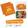 Happy Thanksgiving Napkins, Set of 50 3 Ply 5" x 5" Gold Foil Give Thanks Table Decor, Cocktail Thanksgiving Napkins, Disposable Thanksgiving Napkins, Thanksgiving Dinner Napkins (Happy Thanksgiving)