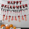 Dismembered Body Parts Banner Bloody Halloween Decorations Creepy Halloween Banner Zombie Decorations Chucky Party Decorations Halloween Birthday Party Decorations Halloween Decorations Scary Fake