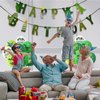 TmppDeco Dinosaur Birthday Banner and Balloons Kit - Dinosaur Happy Birthday Sign, Dinosaur Theme Party Banners