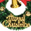 10 Pieces Dollhouse Miniature Christmas Wreath Dollhouse Accessories Mini Decorative Wreaths for Xmas Decoration Accessories Miniature Scene Model Pretend Play for 1/12 1/6 Scale Doll