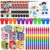 Cinrobiye 48 Pcs Party Favors Coloring Book Bulk,Profession Jobs DIY Art Drawing Book Teacher Police Doctor Fireman Party Supplies Occupation Birthday Classroom Goodie Bags Stuffers Fillers