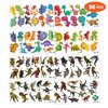 Dinosaur Temporary Tattoos Birthday Themed Party Supplies Decorations Favors 8 Sheets 96PCS Decor Cute Stickers Tattoos for Class School Prizes Gift for Kids Boys Girls Carnival Christmas Rewards