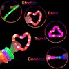 Glow Sticks Party Pack 12 PCS-Glow in Dark Party Favor Supplies for Kids,Light Up Glow Necklaces Bracelets Accessories for Toddlers,Neon Party Decorations for Valentines Mardi Gras Birthday Camping