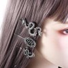 6 Pcs Vintage Dragon Hair Clips Set, Personality Punk Chinese Dragon Hairpin Hair Clamps, 3 Design Metal Hair Bangs Clips Headwear for Women Girls(gold and silver)