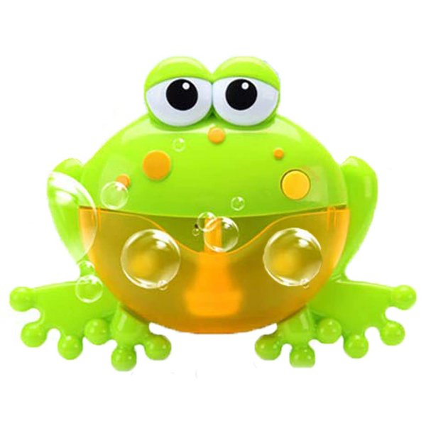 Wentoyce Frog Bubble Maker for Bath, Foam Blower Bubbling Making Machine, Nursery Rhyme Musical Bathtub Toy for Baby Kids Happy Tub Time
