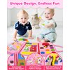 Exorany Busy Board Montessori Toys for 1 2 3 4 Year Old Girl Birthday Gifts, Toddler Girl Toys Age 1-2, 2-4, Busy Book Sensory Toys for Toddlers 1-3, Learning Educational Activities Travel Toy