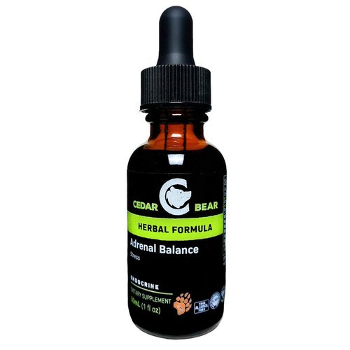 Cedar Bear Adrenal Balance - Liquid Herbal Supplement with Adaptogens That Fights Fatigue, Manage...