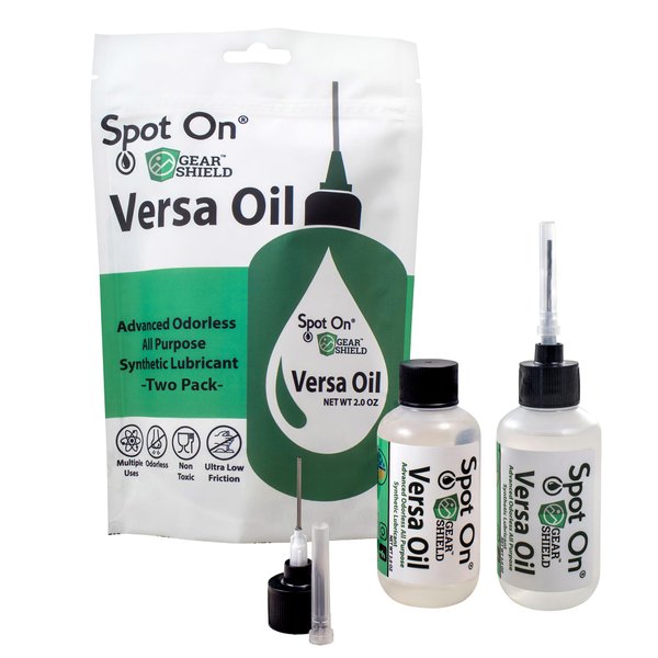 Spot On® Gear Shield Versa Oil Advanced Odorless All Purpose Synthetic Lubricant - 2 Pack