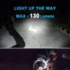 LUMINTOP Tool AAA Waterproof Flashlight, 130 Lumens, IPX-8, TIR Lens, 3 Output Modes, Memory Function, Battery Powered