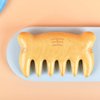 TAN MUJIANG Massage hair Comb Handmade Natural Wood Scalp Massage Lucky Tiger