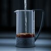Bodum 34 oz Brazil French Press Coffee Maker, High-Heat Borosilicate Glass, Red - Made in Portugal