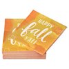American Greetings 50-Count 5 in. x 5 in. Beverage Napkins, Thanksgiving Party Supplies