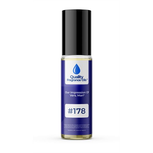 Quality Fragrance Oils' Impression #178, Inspired by Vers. Man (10ml Roll On)