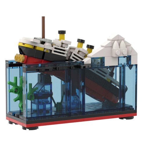 BeeEtMoc Boat Kits Model Construcrion Sets 247 Pcs Titanic Sink and Break in Half Toy Building Blocks, Titanic Cruise Ship Model Toy