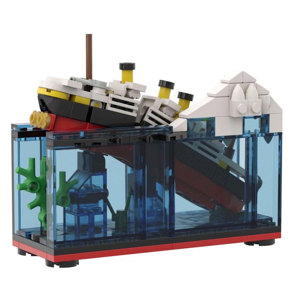 BeeEtMoc Boat Kits Model Construcrion Sets 247 Pcs Titanic Sink and Break in Half Toy Building Blocks, Titanic Cruise Ship Model Toy