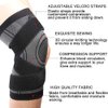 Vitoki Knee Braces for Knee Pain, 1 Pack Knee Compression Sleeve, Knee Support for Sports Workout Weightlifting Basketball, Knee Sleeve for Joint Pain and Arthritis Relief
