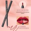 MAEPEOR All In One Lip Kit 3 In 1 Smooth Lipliner Lipgloss and Lipstick Set with Matte Velvet Liquid Lipstick Hydrating Moisturizing Lip Gloss and Creamy Lip Liner (Kit 11, Hot Chocolate)