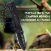 Pocket Knife - Tactical Folding Knife - Spring Assisted Knife with Fire Starter Paracord Handle - Best EDC Survival Hiking Hunting Camping - Knife Firestarter and Whistle - Stocking Stuffers 6772