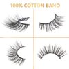 Kisslily 14 Pairs 18mm False Eyelashes Multipack Natural Look Wispy Fake Eyelashes Wholesale Contact Lens Friendly Faux Mink Lashes Pack Suitble For Daily Wear Lightweight No Glue (3DX14)