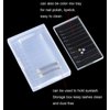 Eyelash Extension Crystal Pallet Lash Holder Tray Bigger Size with Storage Case 4.3x2.4 Inch