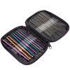 22Pcs Crochet Hooks Set, BetyBedy Aluminum Handle Knitting Needles, Multicolor Crochet Needles for Yarn Craft, 0.6~6.5mm