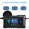 20 Amp Lithium Battery Charger, 12V and 24V Lifepo4,Lead-Acid(AGM/Gel/SLA..) Portable Car Battery Charger,Battery Maintainer, Trickle Charger, and Battery Desulfator for Car,Boat,Motorcycle…
