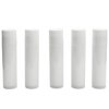 Zenihol Empty Lip Balm Tubes for DIY Lipstick with Leak-proof Caps, 100-Pack Lip Balm Containers BPA Free, White