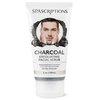 Spascriptions Charcoal Facial Cleanser Exfoliating Facial Scrub Face Wash with Natural Exfoliant- 5 Oz