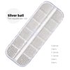Nail Art Beads Gold Silver Rose Gold Mini Caviar Beads 3D Nail Art Metal Ball Nail Art With Nail Micro Beads Nail Art DIY Craft Decorative Accessories Set