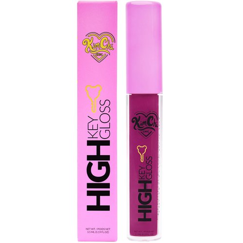 Kimchi Chic High Key Gloss, High-Shine Lip Gloss Helps Illuminate Your Look and Face, Non-Sticky, Deep Violet Orchid, 05 Berry, 3.5ml