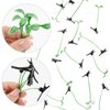 AUEAR, 20 Pack Plant Bean Sprout Hair Clips Pea Hairpin Barrette Headwear Hair Accessories for Women Girls