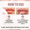PICKX Lip Plumper Lip Plumping Booster Lip Mask Natural Lip Plumper lip plumping lip gloss Beautiful Fuller Ultra-Hydrating Nourishing Lip Plumping Booster Plump Smooth (transparent, C)