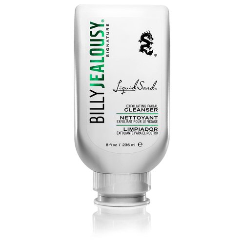 Billy Jealousy LiquidSand Exfoliating Face Cleanser for All Skin Types, Mens Face Wash for Daily ...