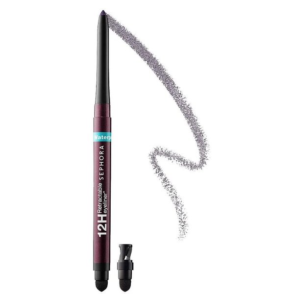 SEPHORA COLLECTION Waterproof 12HR Retractable Eyeliner Pencil 21- Shimmer Plum