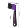 BOTH WINNERS Sturdy Horse Hoof Pick Brush with Soft Touch Handle (Purple)