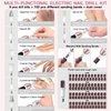 Electric Nail File Set, 9 in 1 Professional Manicure and Pedicure Kit, Cordless Nail Drill for Feet, LCD Display 10 Speeds Electric Nail Drill Machine, Hand Foot Care Tool for Christmas Gifts