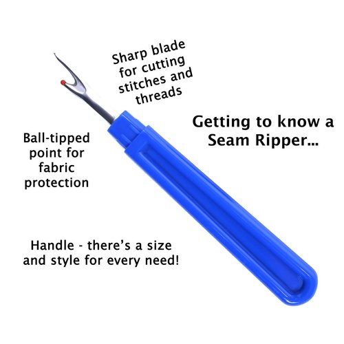 GDMINLO 5 Pieces Colorful Seam Ripper Assortment Thread Remover Kit 2 Big and 2 Small Handy Stitch Ripper Sewing Tools with 1 Scissors for Removing Unwanted Hems and Seams