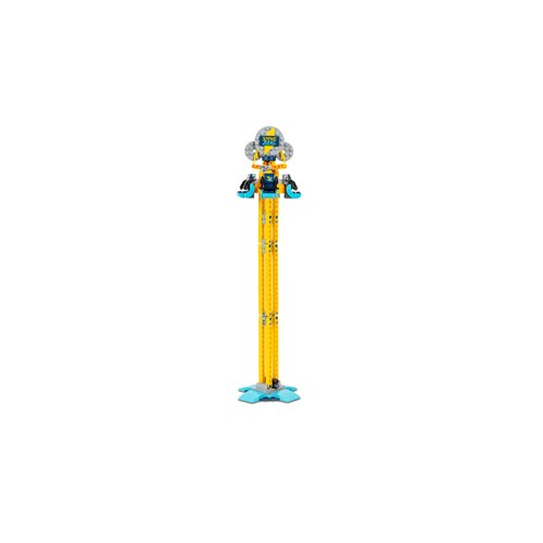 Brick Loot Strike Zone Drop Tower Amusement Park Ride Building Blocks, for Adults and Kids Ages 6+, Compatible with Lego & Other Brands, Custom-Designed Toy Building Bricks Set Model, 198 Pieces